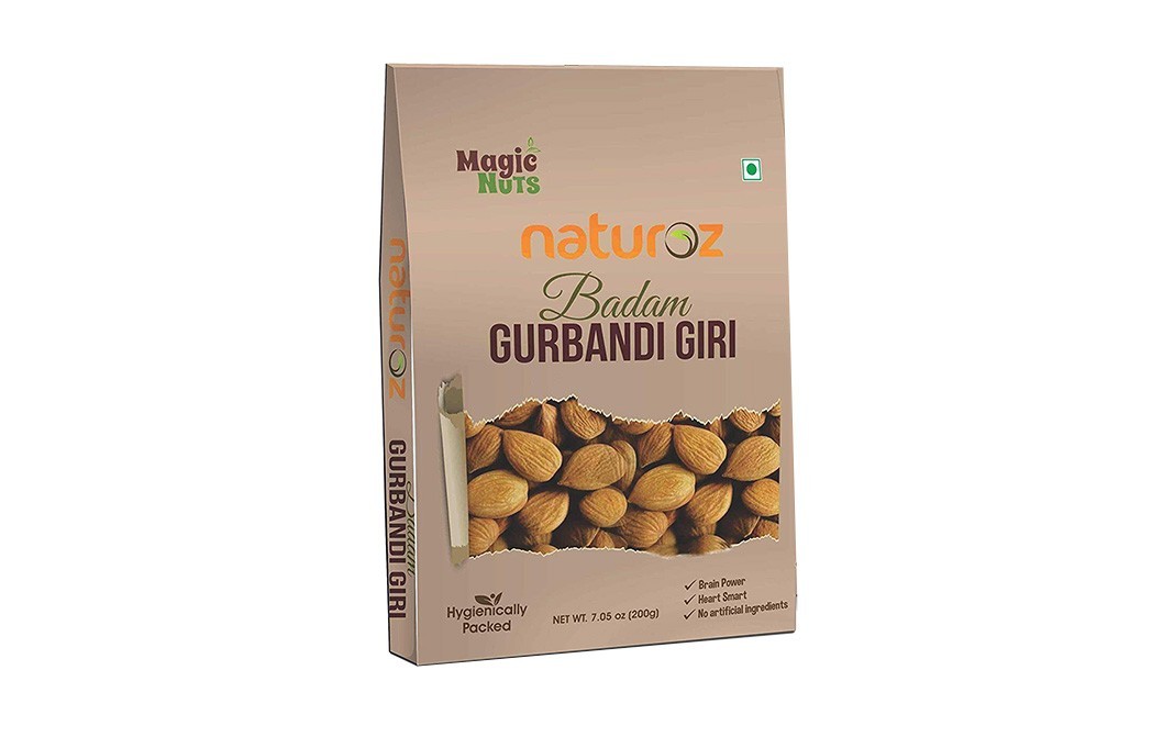 Magic Nuts Naturoz Badam Gurbandi Giri    Box  200 grams